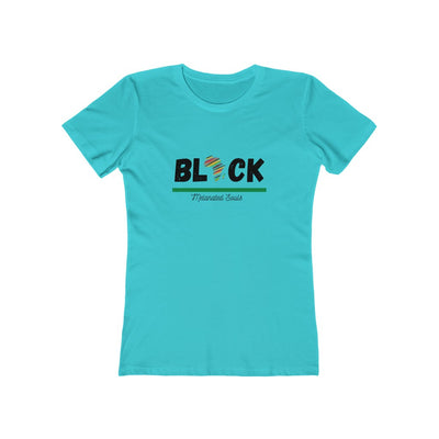 Women's Slim Fit Tee - Black by Melanated Souls