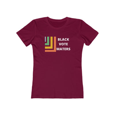 Women's Slim Fit Tee - Black Vote Matters