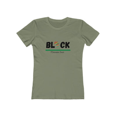 Women's Slim Fit Tee - Black by Melanated Souls