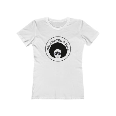 Women's Slim Fit Tee - Melanated Souls Logo