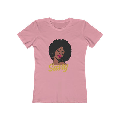 Women's Slim Fit Tee - Melanated Sassy