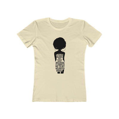 Women Slim Fit Tee - My Melanin Is Powerful