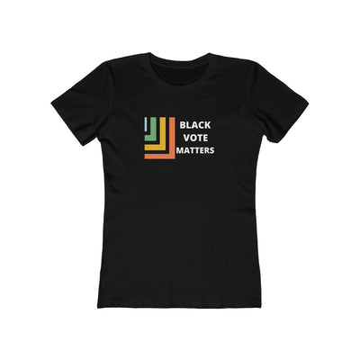 Women's Slim Fit Tee - Black Vote Matters