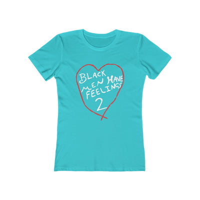 Women's Slim Fit Tee - Black Men Have Feeling 2