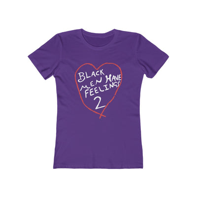 Women's Slim Fit Tee - Black Men Have Feeling 2