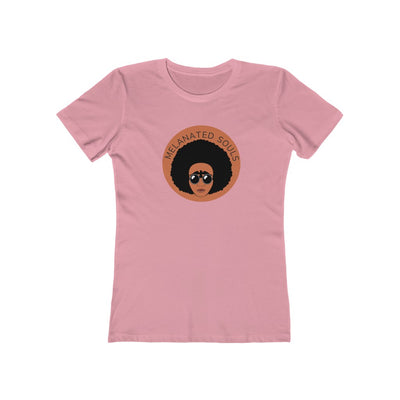 Women's Slim Fit Tee - Melanated Souls Logo