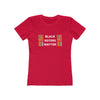 Women's Slim Fit Tee - Black Voters Matters