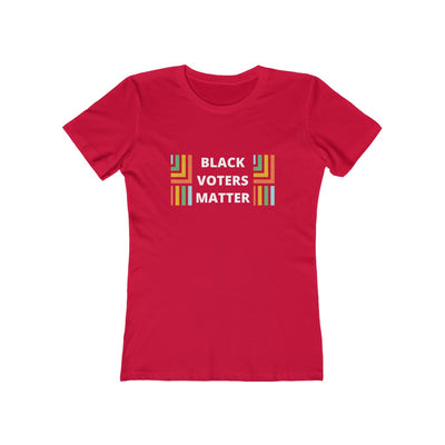 Women's Slim Fit Tee - Black Voters Matters