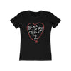 Women's Slim Fit Tee - Black Men Have Feeling 2