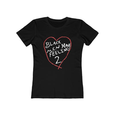 Women's Slim Fit Tee - Black Men Have Feeling 2