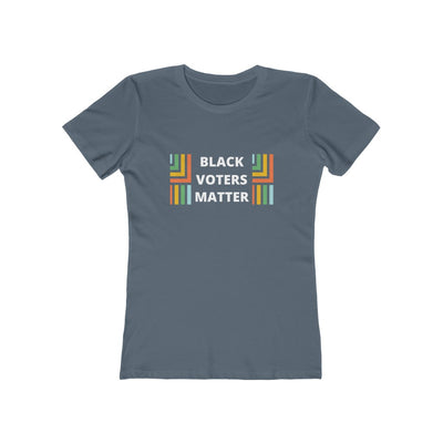 Women's Slim Fit Tee - Black Voters Matters