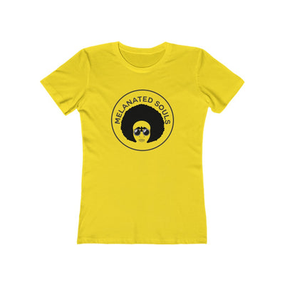 Women's Slim Fit Tee - Melanated Souls Logo