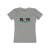 Women's Slim Fit Tee - Black by Melanated Souls