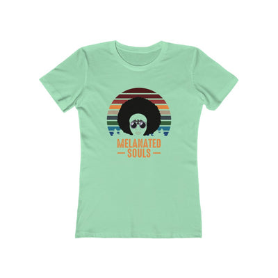 Women's Slim Fit Tee - Melanated Rainbow