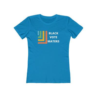 Women's Slim Fit Tee - Black Vote Matters