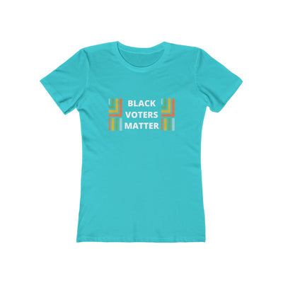 Women's Slim Fit Tee - Black Voters Matters