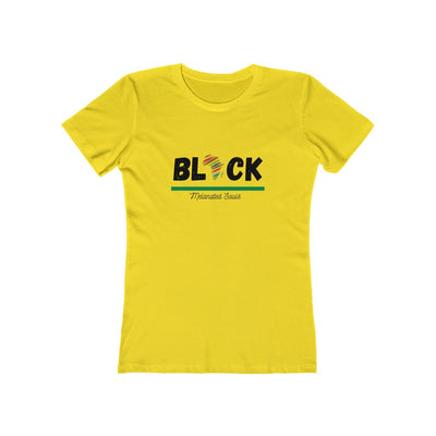 Women's Slim Fit Tee - Black by Melanated Souls