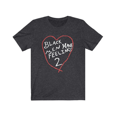 Unisex Short Sleeve Tee - Black Men Have Feeling 2