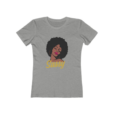 Women's Slim Fit Tee - Melanated Sassy