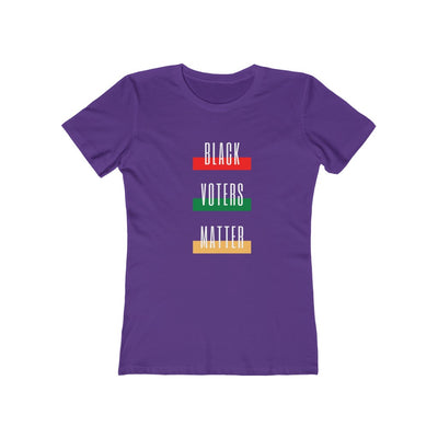 Women's Slim Fit Tee - Black Voters Matter