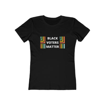 Women's Slim Fit Tee - Black Voters Matters