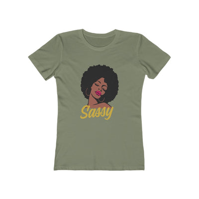 Women's Slim Fit Tee - Melanated Sassy