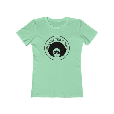 Women's Slim Fit Tee - Melanated Souls Logo