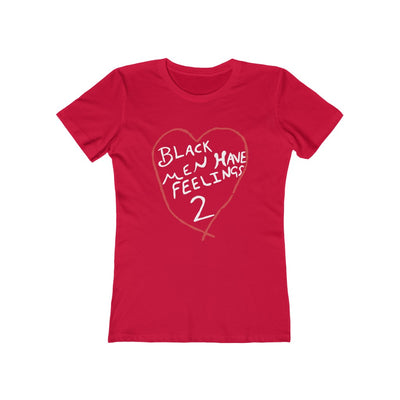 Women's Slim Fit Tee - Black Men Have Feeling 2