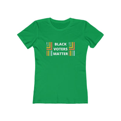 Women's Slim Fit Tee - Black Voters Matters